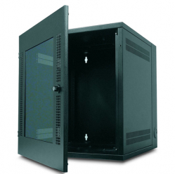 Szafa serwerowa APC AR100 APC wiszaca rack 19 13U NetShelter WX  przeszklone drzwi  - czarna