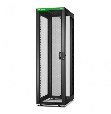 Szafa serwerowa APC Easy Rack 42Ux600x1000 with Roof castors feet and 4Brackets No Side panels Bottom czarna