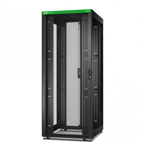 Szafa serwerowa APC Easy Rack 42Ux800x1000 with Roof castors feet and 4Brackets No Side panels Bottom czarna