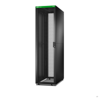 Szafa serwerowa APC Easy Rack 48Ux600x1200 Roof Side panel castors feet No Bottom 4 Brackets czarna