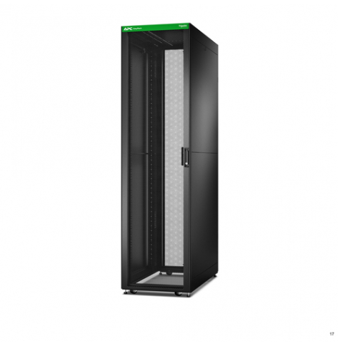 Szafa serwerowa APC Easy Rack 48Ux600x1200 Roof Side panel castors feet No Bottom 4 Brackets czarna