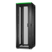 Szafa serwerowa APC Easy Rack 48Ux800x1000 with Roof castors feet and 4Brackets No Side panels Bottom czarna