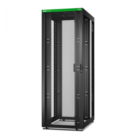 Szafa serwerowa APC Easy Rack 48Ux800x1200 with Roof castors feet and 4 Brackets No Side panels Bottom czarna