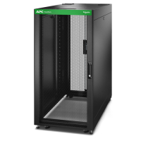 Szafa serwerowa APC Easy Rack 600mm 24U 1000mm with Roof Side panel castors feet and 4 Brackets No Bottom czarna