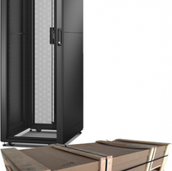 Szafa serwerowa APC Easy Rack 600mm 42U 1000mm with Roof Side panel castors feet and 4 Brackets No Bottom czarna