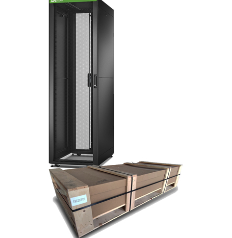 Szafa serwerowa APC Easy Rack 600mm 42U 1000mm with Roof Side panel castors feet and 4 Brackets No Bottom czarna