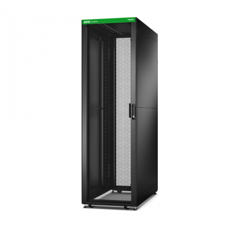 Szafa serwerowa APC Easy Rack 600mm 42U 800mm with Roof Side panel castors feet and 4 Brackets No Bottom czarna