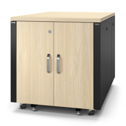 Szafa serwerowa APC NetShelter Soundproof Server Rack 12U 110-240V 783H x 750W x 1134D mm Maple