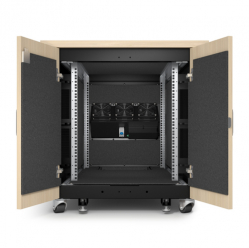 Szafa serwerowa APC NetShelter Soundproof Server Rack 12U 110-240V 783H x 750W x 1134D mm Maple