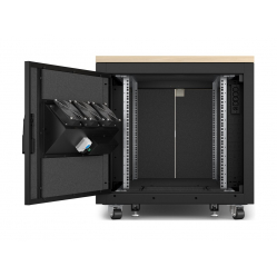 Szafa serwerowa APC NetShelter Soundproof Server Rack 12U 110-240V 783H x 750W x 1134D mm Maple