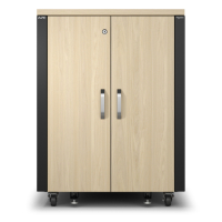 Szafa serwerowa APC NetShelter Soundproof Server Rack 17U 230V 1000H x 750W x 1134D mm Maple