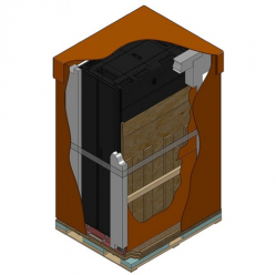 Szafa serwerowa APC NetShelter SX 42U 750mm Wide x 1070mm Deep with Sides czarna -2000 lbs. Shock Packaging