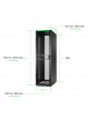 Szafa serwerowa APC NetShelter SX Server Rack Gen 2 45U 2124H x 600W x 1070D mm w  Sides czarna