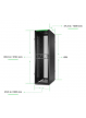 Szafa serwerowa APC NetShelter SX Server Rack Gen 2 45U 2124H x 600W x 1200D mm w  Sides czarna