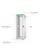 Szafa serwerowa APC NetShelter SX Server Rack Gen 2 48U 2258H x 750W x 1200D mm w  Sides White