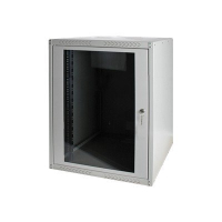 Szafa serwerowa DIGITUS 19inch Wall Cabinet 16HE SoHoline RAL7035 grey without tray 816mmx600mmx450mm with glass door