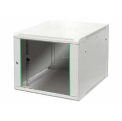 Szafa serwerowa DIGITUS 9U wall mounting cabinet Dynamic Basic 505.05x600x600mm color grey RAL 7035 incl. rear side profile rails