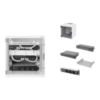 Szafa serwerowa DIGITUS DN-10-SET-1 10inch network bundle including 6U cabinet shelf PDU 8-port switch CAT 6 patch panel