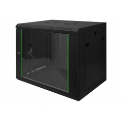 Szafa serwerowa DIGITUS DN-19 09-U-EC-SW 9U wall mounting cabinet 505x600x450mm color czarna RAL 9005