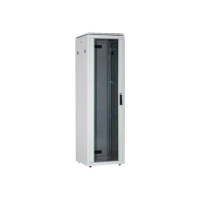 Szafa serwerowa DIGITUS Network cabinet 19inch 26U grey 6 8 H1342mmxB600mmxT600mm with glass door incl. 28xSreew-Set up to 600KG