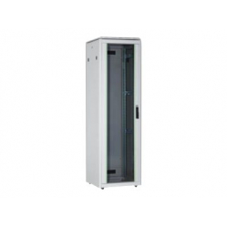 Szafa serwerowa DIGITUS Network cabinet 19inch 26U grey 6 8 H1342mmxB600mmxT600mm with glass door incl. 28xSreew-Set up to 600KG