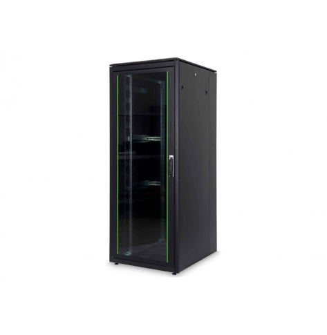 Szafa serwerowa DIGITUS Network Cabinet 19inch 42U 2053mmx800mmx1000mm czarna with glass door incl. 28xSreew-Set up to 600KG IP40