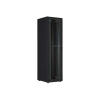 Szafa serwerowa DIGITUS Network cabinet 19Inch 42U H2010mmxB600mmxT600mm czarna RAL9005 IP20 with glass door incl.28xSreew-Set up to 600KG