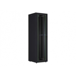 Szafa serwerowa DIGITUS Network cabinet 19Inch 42U H2010mmxB600mmxT600mm czarna RAL9005 IP20 with glass door incl.28xSreew-Set up to 600KG