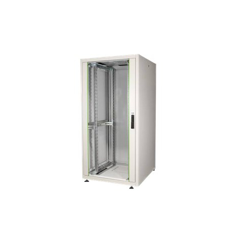 Szafa serwerowa DIGITUS Network cabinet basic 19I 32U grey 8 8 H1560mmxB800mmxT800mm IP20 with glass door without Sreew-Set up to 600KG