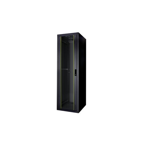 Szafa serwerowa DIGITUS Network cabinet basic 19inch 42U czarna 8 8 H2035mmxB800mmxT800mm with glass door without Sreew-Set up to 600KG
