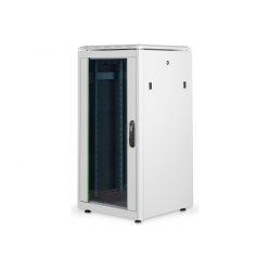 Szafa serwerowa DIGITUS Network enclosure 19Inch 22U H21164mmxB600mmxT600mm grey RAL 7035 with glass door incl. 28xSreew-Set up to 600KG IP40
