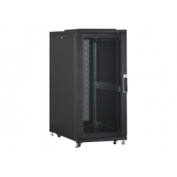Szafa serwerowa DIGITUS Server Cabinet 19inch 26U czarna 1280mmx600mmx1000mmm with perforated door incl. 28xSrew-Set up to 1000KG