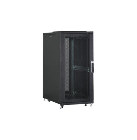 Szafa serwerowa DIGITUS Server Cabinet 19inch 26U czarna 1280mmx600mmx1000mmm with perforated door incl. 28xSrew-Set up to 1000KG