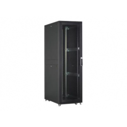 Szafa serwerowa DIGITUS server cabinet 19inch 42HE czarna RAL9005 1970x600x1000mm perforated door incl. 28x screw-set up to 1000 Kg