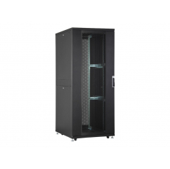 Szafa serwerowa DIGITUS server cabinet 19inch 42HE czarna RAL9005 2100x800x1000mm perforated door incl. 28x screw-set up to 1000 Kg