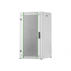 Szafa serwerowa DIGITUS sieciowa stojaca Hyper Pro 19inch 22U rack 600x600 drzwi przod szyba szary 1000kg