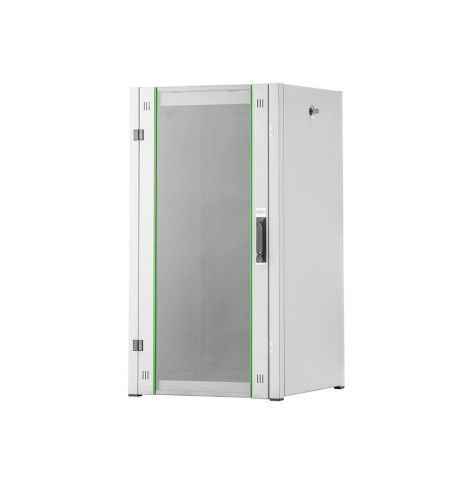 Szafa serwerowa DIGITUS sieciowa stojaca Hyper Pro 19inch 22U rack 600x600 drzwi przod szyba szary 1000kg