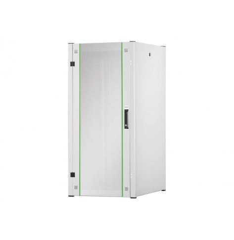 Szafa serwerowa DIGITUS sieciowa stojaca Hyper Pro 19inch 26U rack 600x800 drzwi przod szyba szary 1000kg