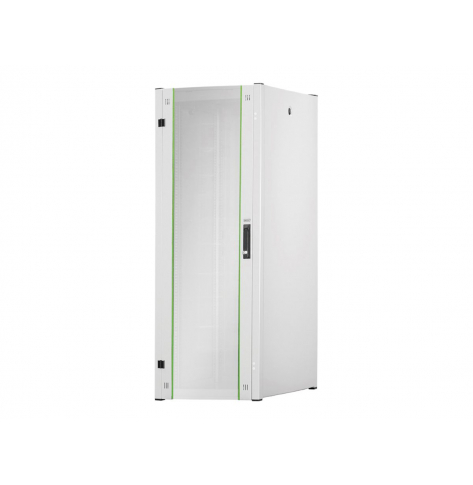Szafa serwerowa DIGITUS sieciowa stojaca Hyper Pro 19inch 32U rack 600x600 drzwi przod szyba szary 1000kg