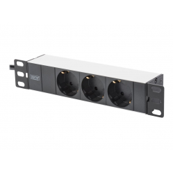 Szafa serwerowa DIGITUS Zestaw sieciowy: wiszaca 9U polka listwa zasilajaca 8-portowy switch panel krosowy kat.6