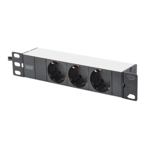 Szafa serwerowa DIGITUS Zestaw sieciowy: wiszaca 9U polka listwa zasilajaca 8-portowy switch panel krosowy kat.6