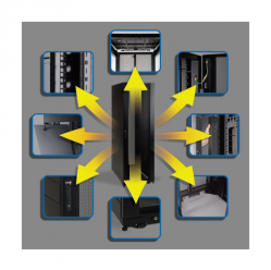 Szafa serwerowa EATON TRIPPLITE 45U SmartRack Standard-Depth Server Rack Enclosure Cabinet with doors & side panels