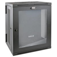 Szafa serwerowa EATON TRIPPLITE SmartRack 15U Low-Profile Switch-Depth Wall-Mount Half-Height Rack Enclosure Clear Acrylic Window