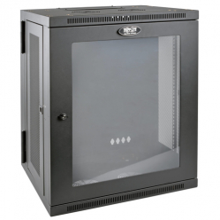 Szafa serwerowa EATON TRIPPLITE SmartRack 15U Low-Profile Switch-Depth Wall-Mount Half-Height Rack Enclosure Clear Acrylic Window