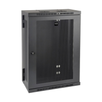 Szafa serwerowa EATON TRIPPLITE SmartRack 18U Low-Profile Patch-Depth Wall-Mount Half-Height Rack Enclosure Hinged Back