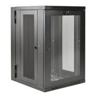 Szafa serwerowa EATON TRIPPLITE SmartRack 18U UPS-Depth Wall-Mount Half-Height Rack Enclosure Clear Acrylic Window Hinged Back