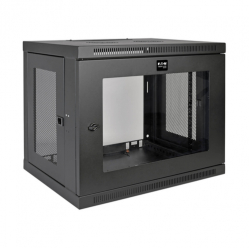 Szafa serwerowa EATON TRIPPLITE SmartRack 9U Low-Profile Switch-Depth Wall-Mount Mini Rack Enclosure Clear Acrylic Window