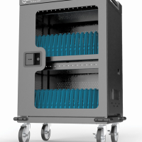 Szafa serwerowa MANHATTAN 32-Port USB-C Charging Cart 576 W Bays devices up to 15.6i up to 18 W per Port Surge Protection Silent Ventilation