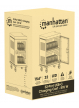 Szafa serwerowa MANHATTAN 32-Port USB-C Charging Cart 576 W Bays devices up to 15.6i up to 18 W per Port Surge Protection Silent Ventilation