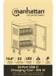 Szafa serwerowa MANHATTAN 32-Port USB-C Charging Cart 576 W Bays devices up to 15.6i up to 18 W per Port Surge Protection Silent Ventilation